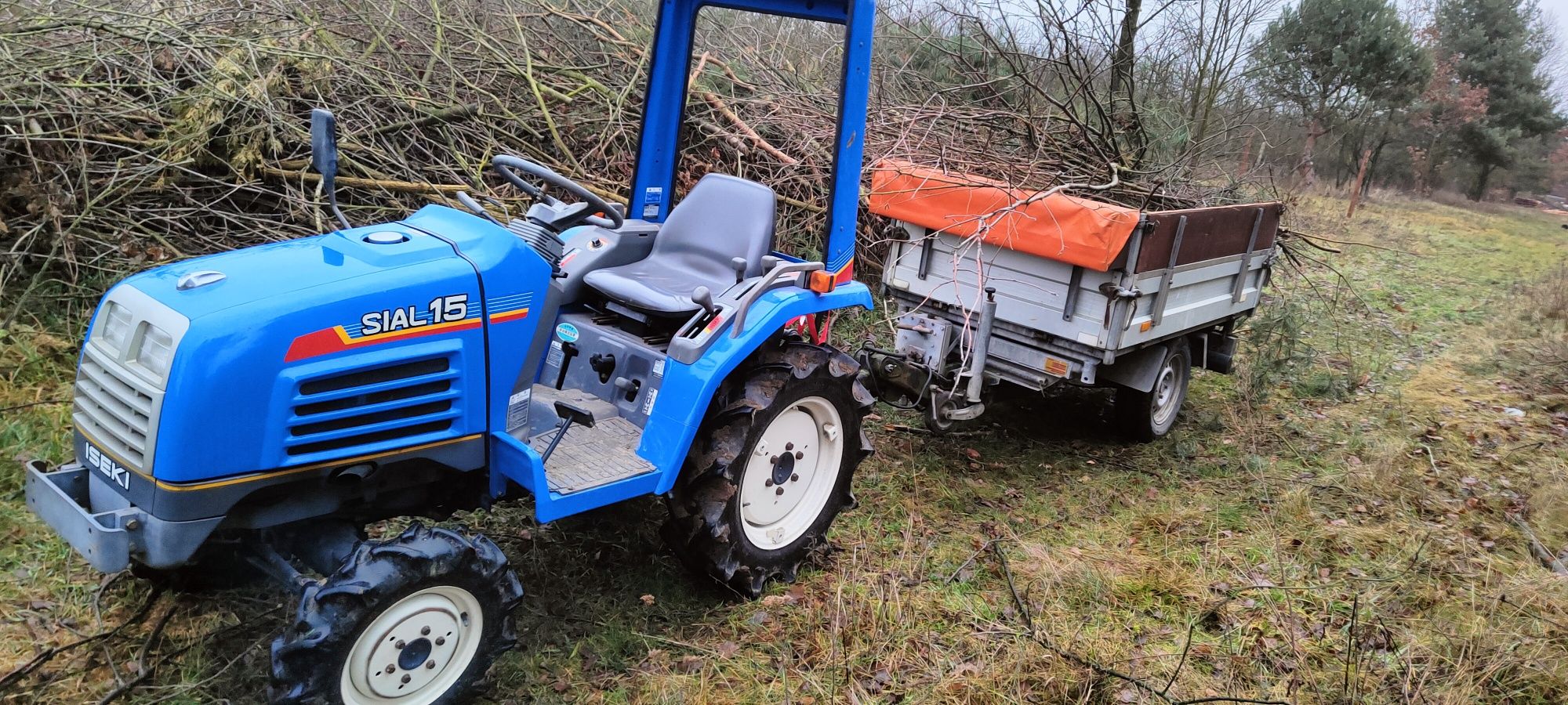 Mini Traktor traktorek iseki  ( yanamr Kubota ) sial 15 tf plus glebog