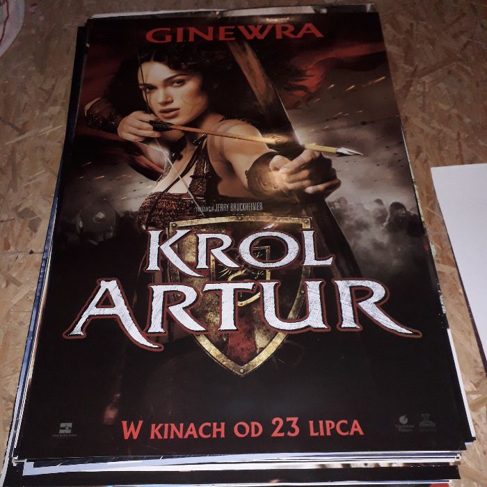 Plakat Filmowy Król Artur kinowy plakat, UNIKAT