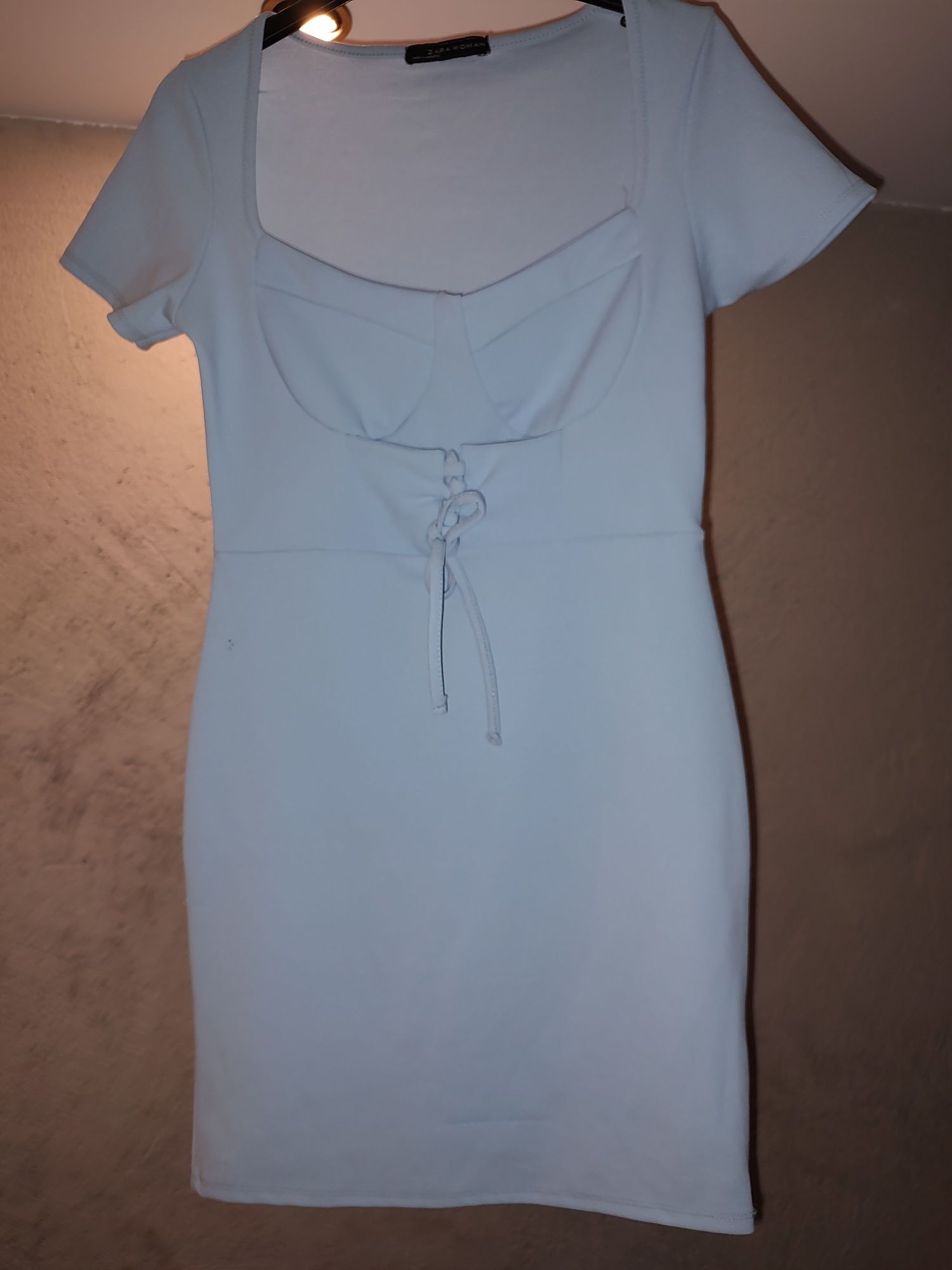 Sukienka Zara S Baby Blue