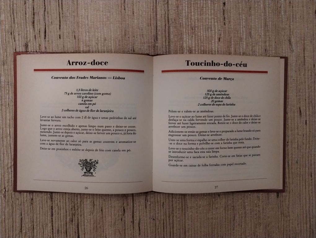 Livro Doces Conventuais e Licores Maria de Lourdes Modesto
