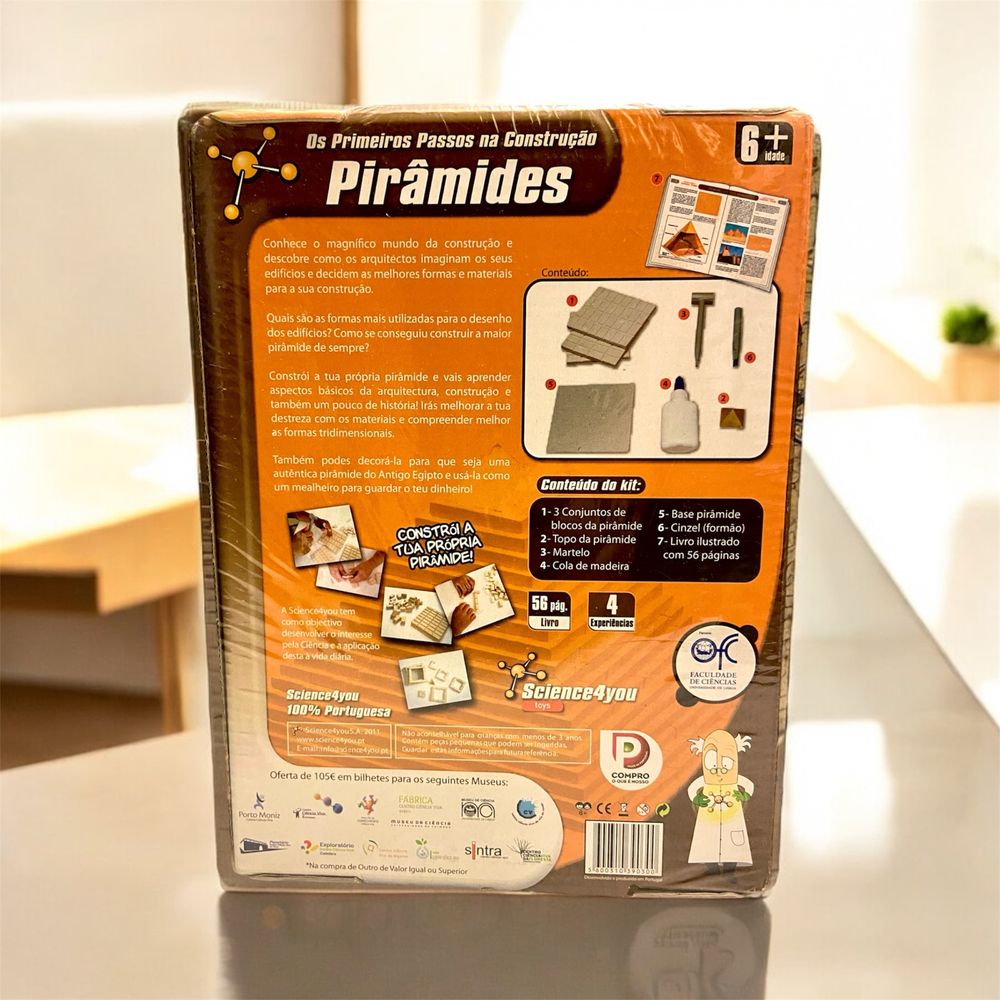 Jogo Os primeiros Passos na Arquitetura - Pirâmides