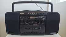 Radiomagnetofon Sharp WQ‑CH800H. Zmieniarka CD. Super stan.
