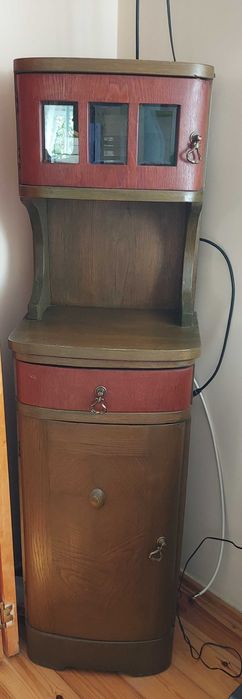 Stylowa witryna, szafka, kredens z drewna