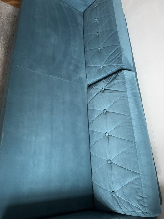 Sofa Agata Meble Belisa Turkus rozkladana z funkcja spania