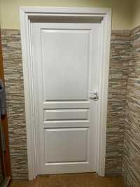 Drzwi wewnętrzne białe komplet