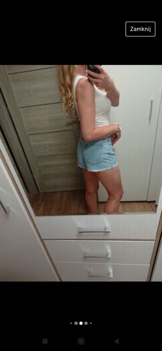 Szorty jeansowe Zara