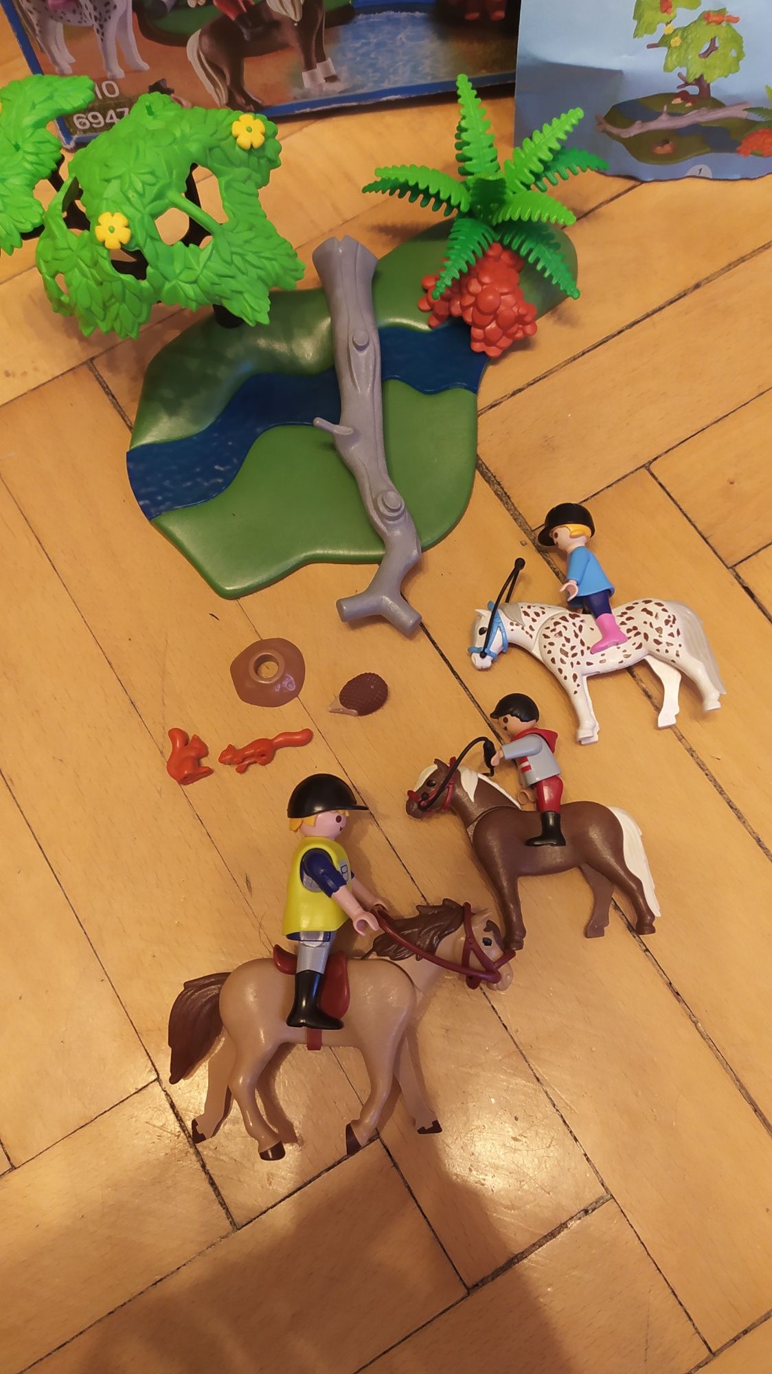 Playmobil country 6947 konie, przejażdżka konna
