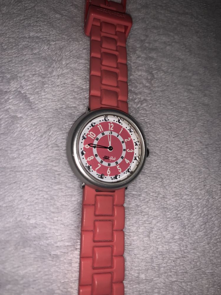 Flik Flak czerwony zegarek dla dziewczynki