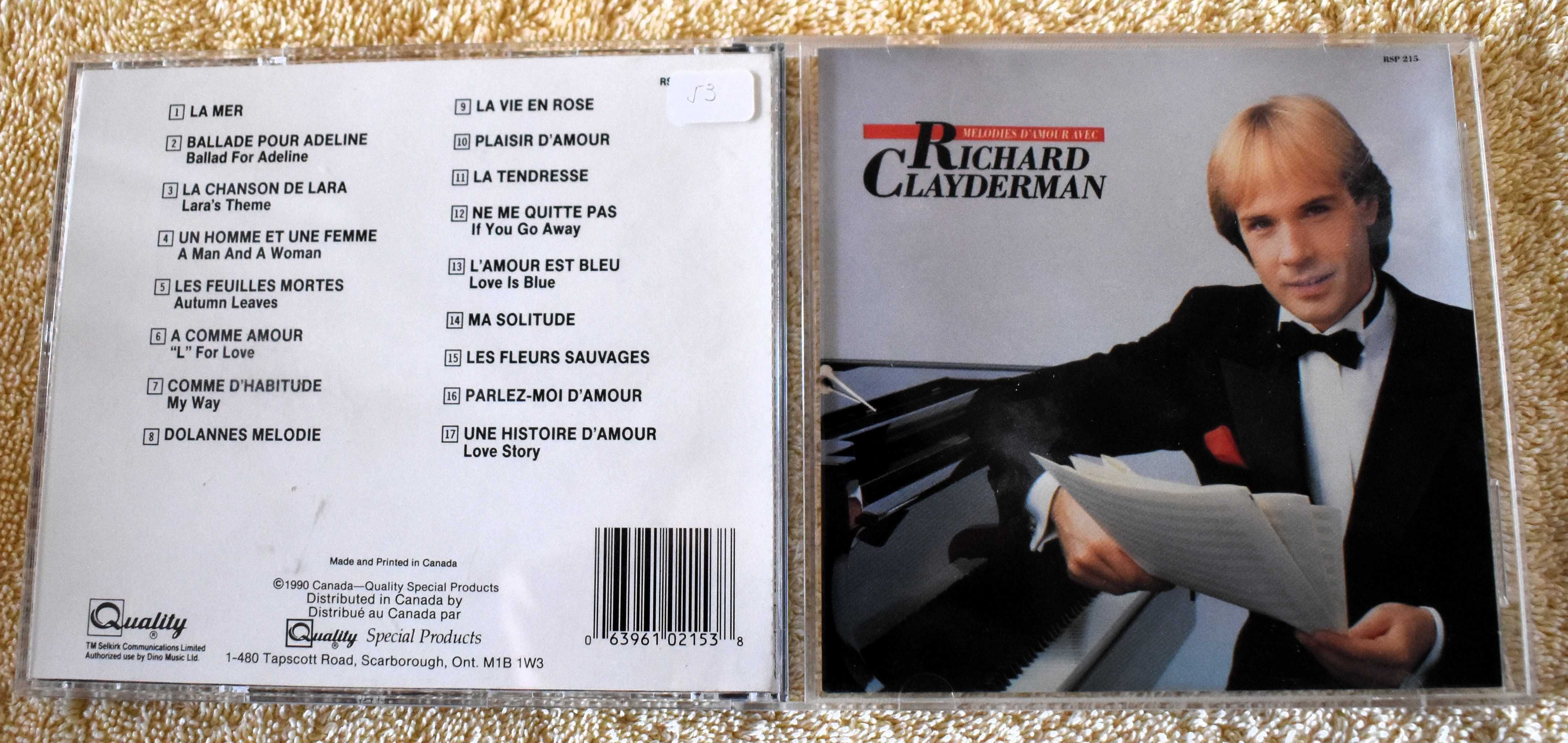Richard Clayderman - Melodies D'amour Avec...