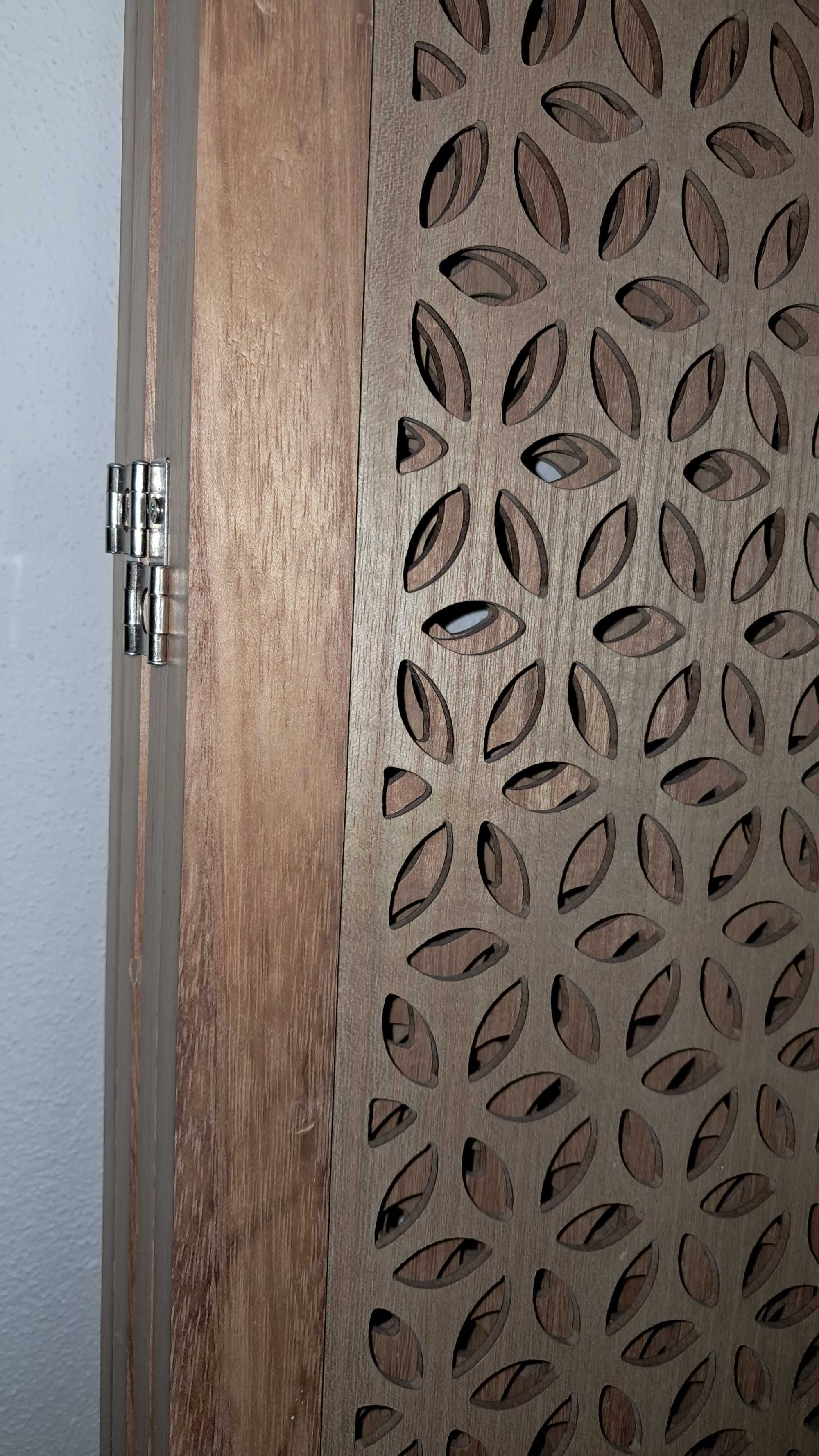 Biombo com dobradiças 360 graus decorativo
