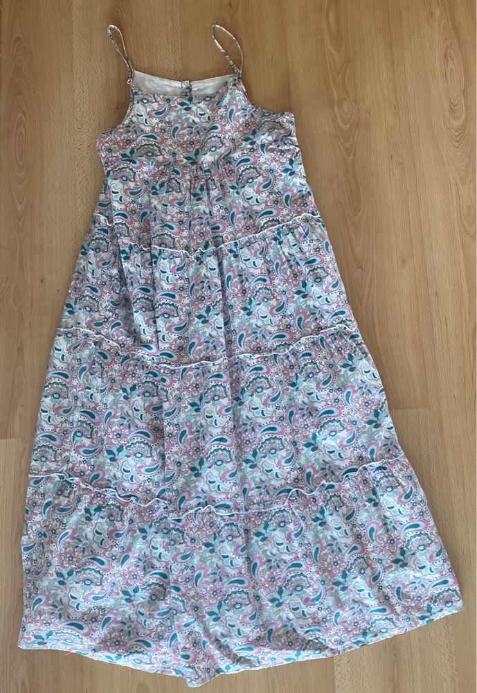 Vestido longo florido