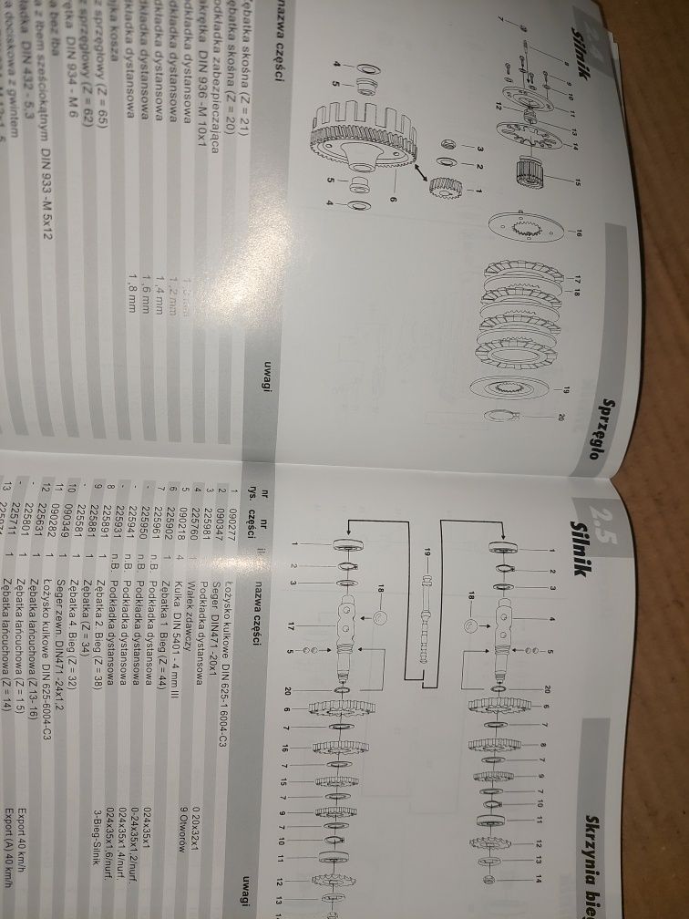 Nowy katalog czesci instrukcja obsługi rama silnik simson sr50 sr80 sk