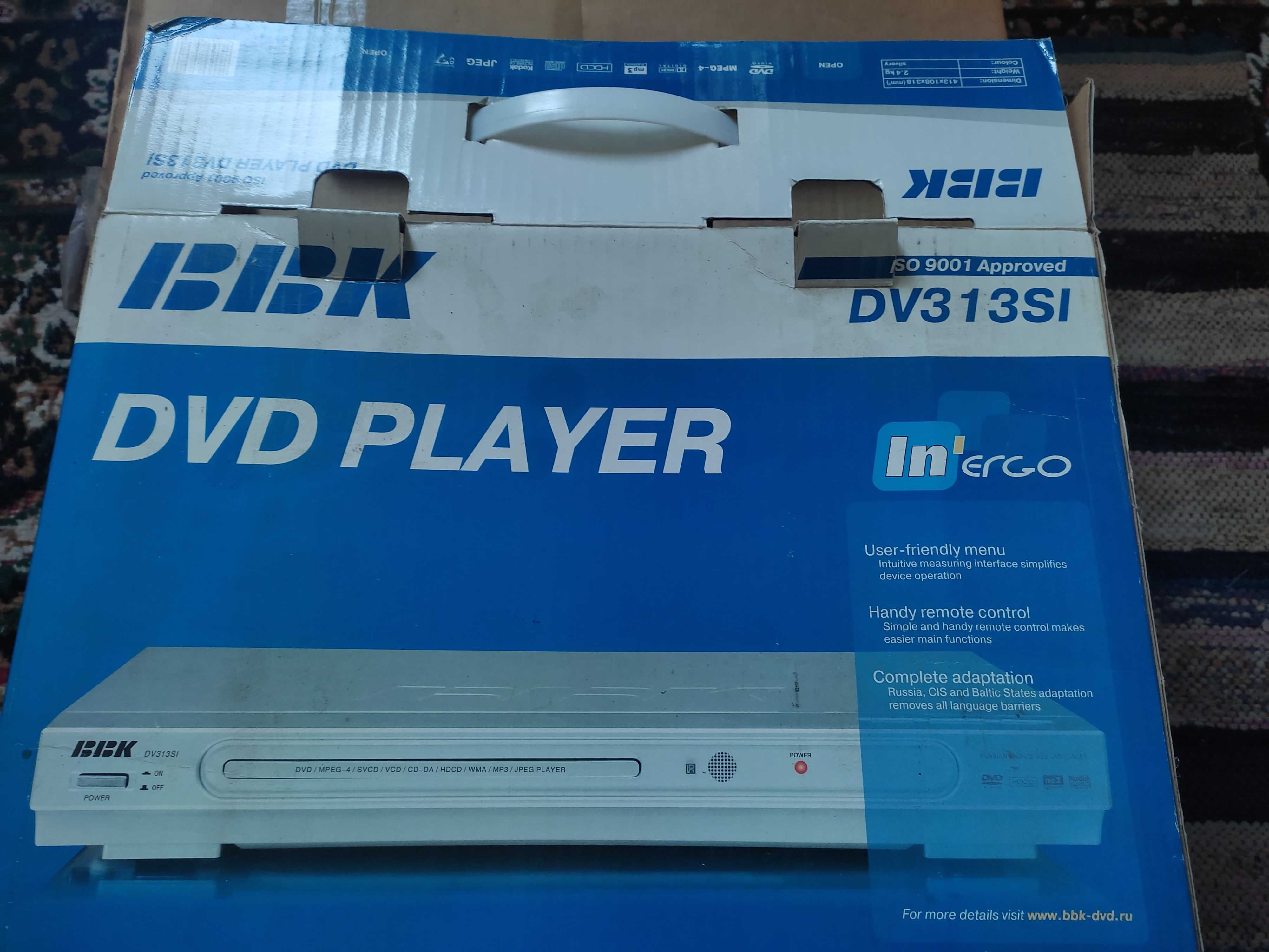 Продам bbk dvd player dv313sl