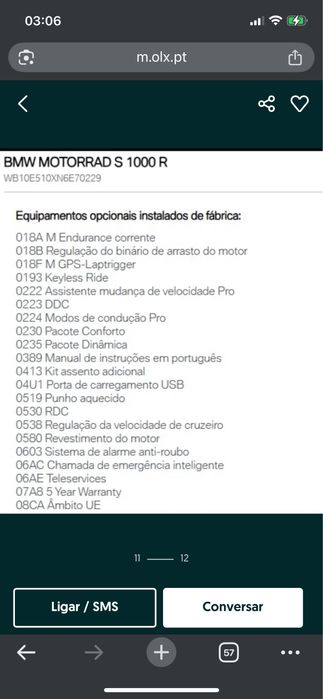 S1000r 2022 muito bem estimada
