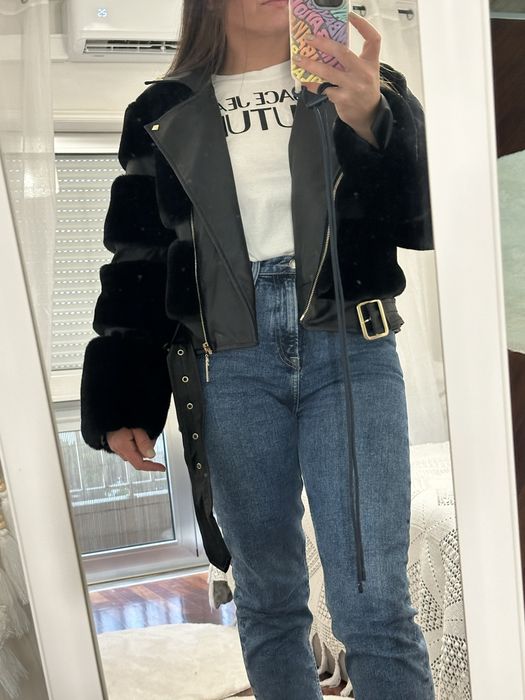 Casaco de inverno preto relish tamanho M/L