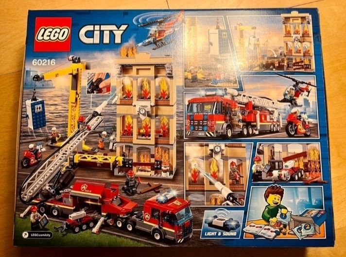 Lego City 60216 STRAŻ POŻARNAw śródmieściu