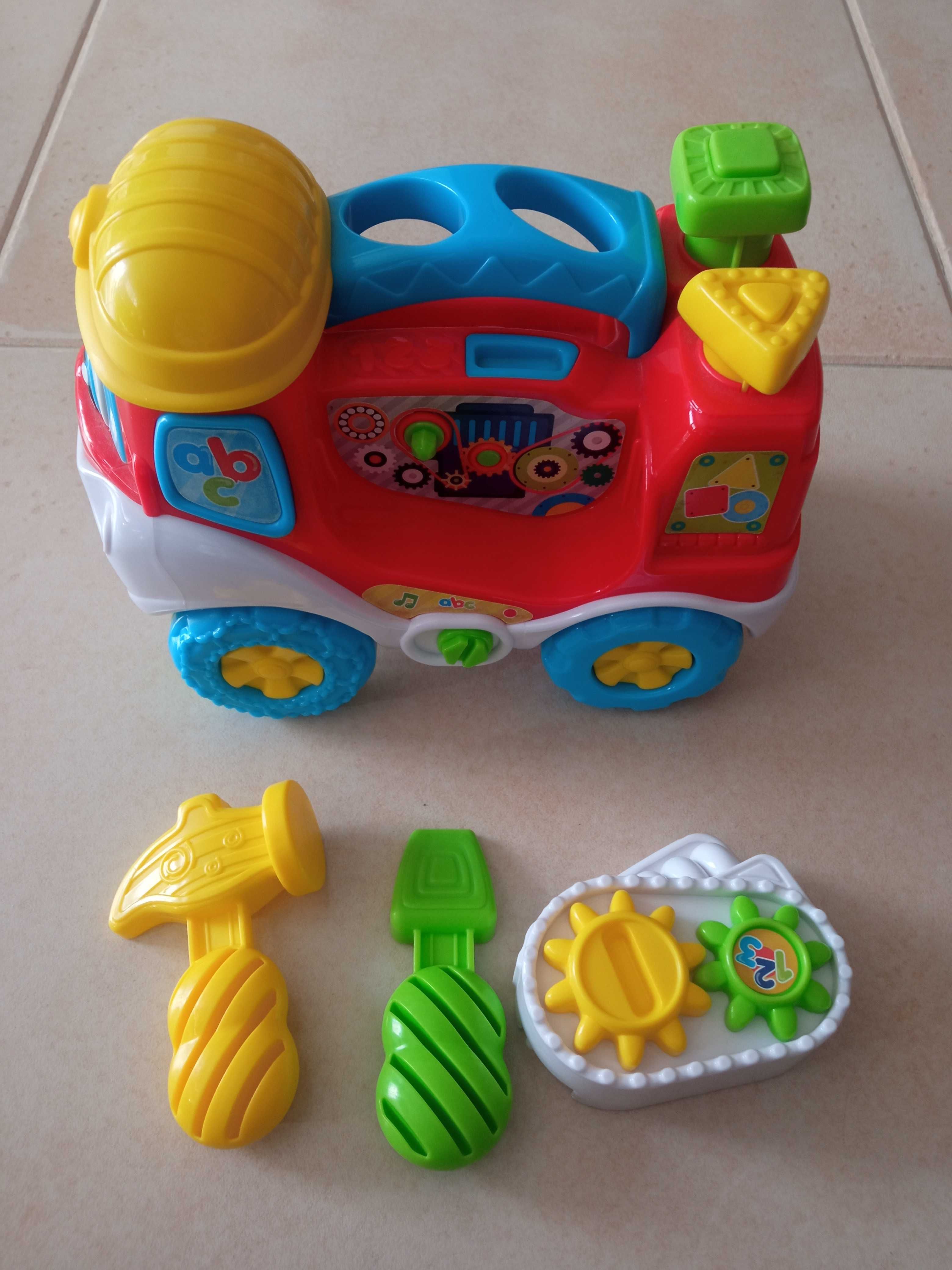 Camião com ferramentas e música