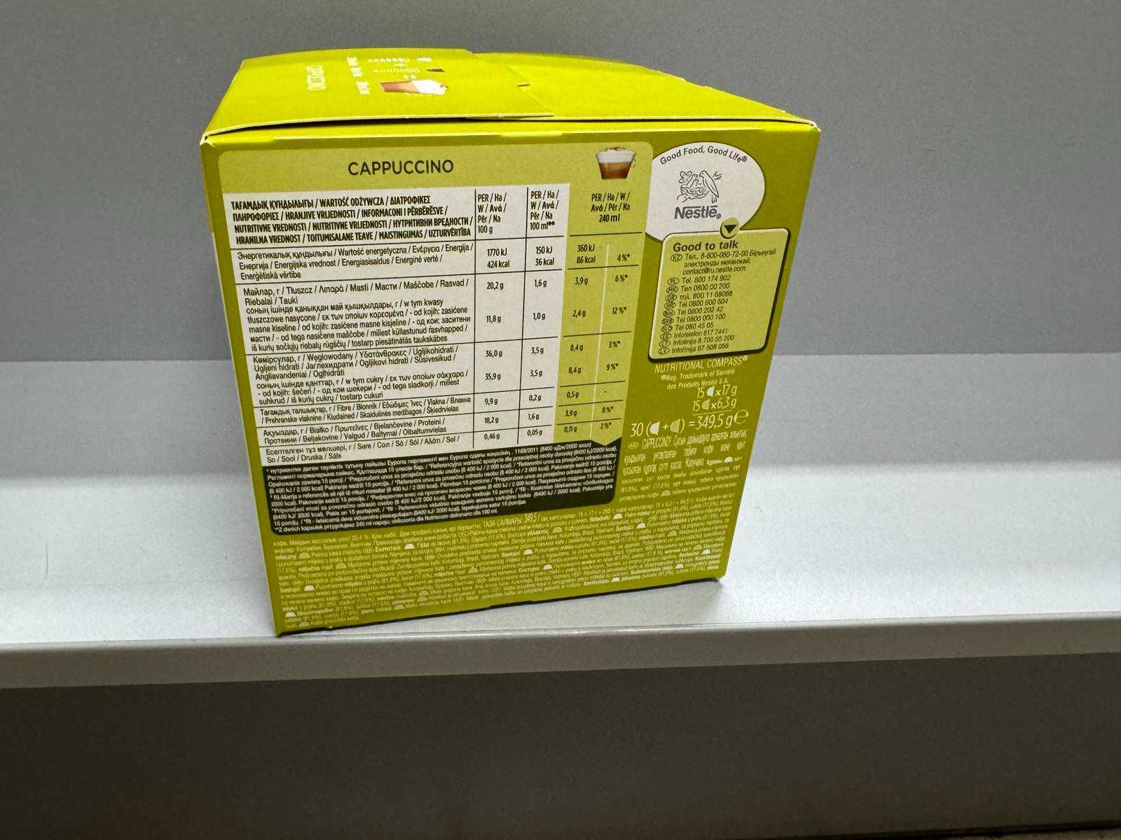 NESCAFE Dolce Gusto Cappuccino Кофе в капсулах, 30 штук