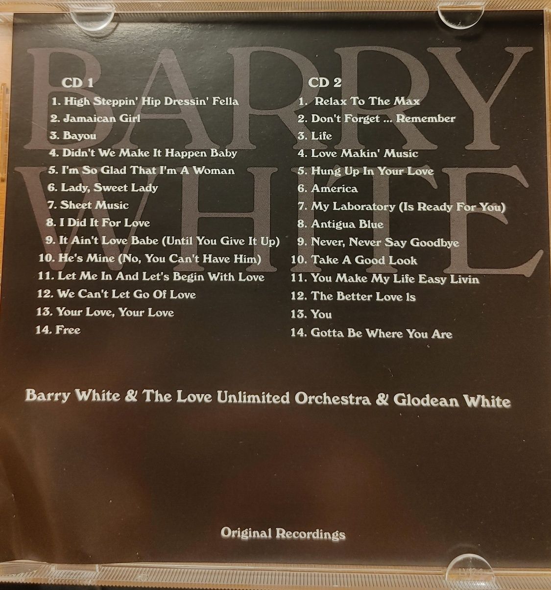 plyta cd barry white 2cd