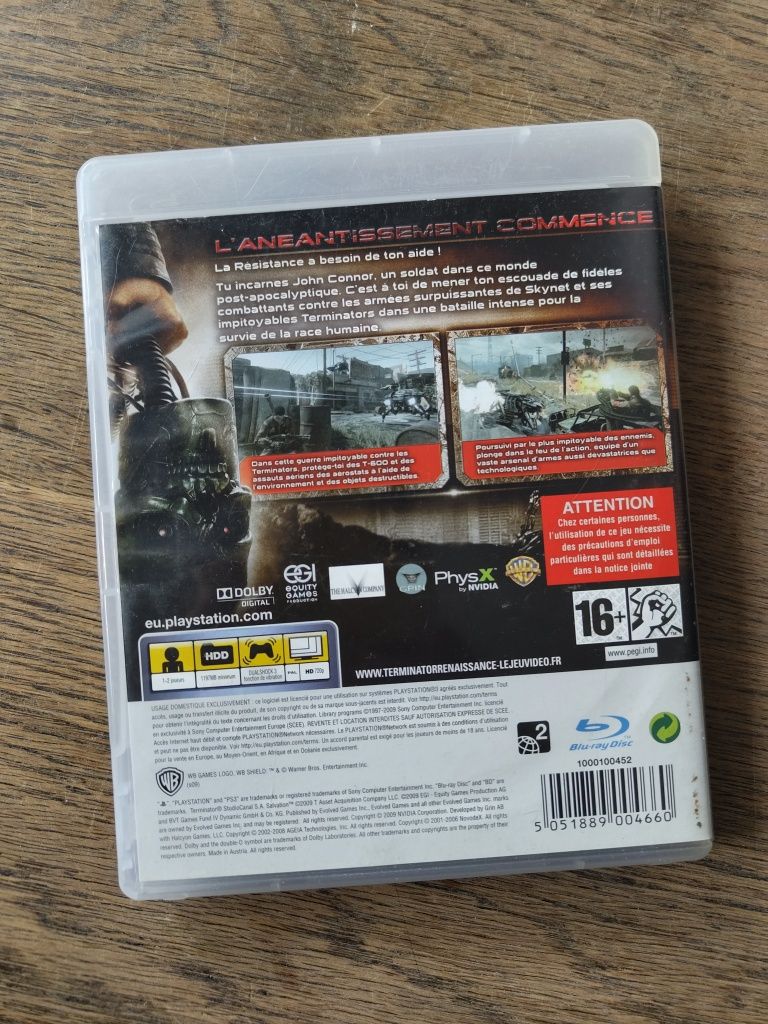 Terminator Salvation PS3, stan bardzo dobry