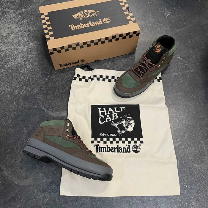 Vans x Timberland Half Cab Hiker Boots - Green/Brown