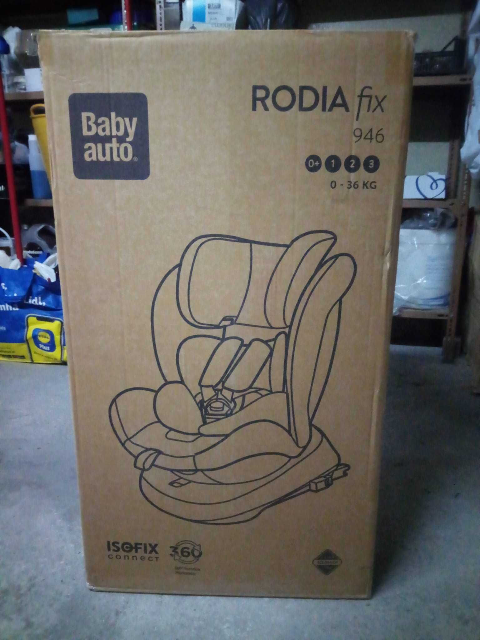 cadeira auto bebé 0-36 nova com etiquetas
