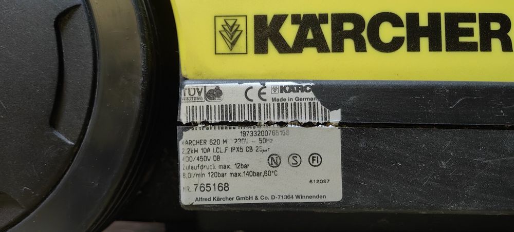 Мийка високого тиску Karcher 620m
