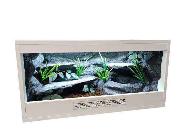 Terrarium tropikalne nr702 80/40/40 dla węża boa pyton DOSTĘPNE