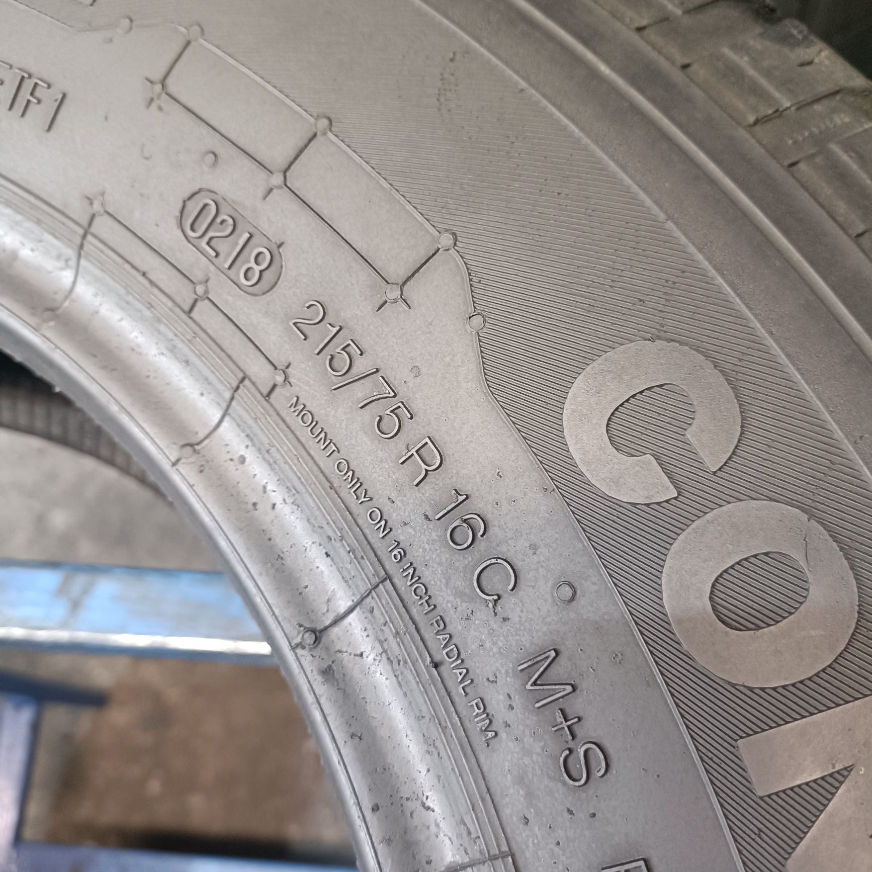 215/75r16C Continental VancoFourSeason 2018r 7.6mm