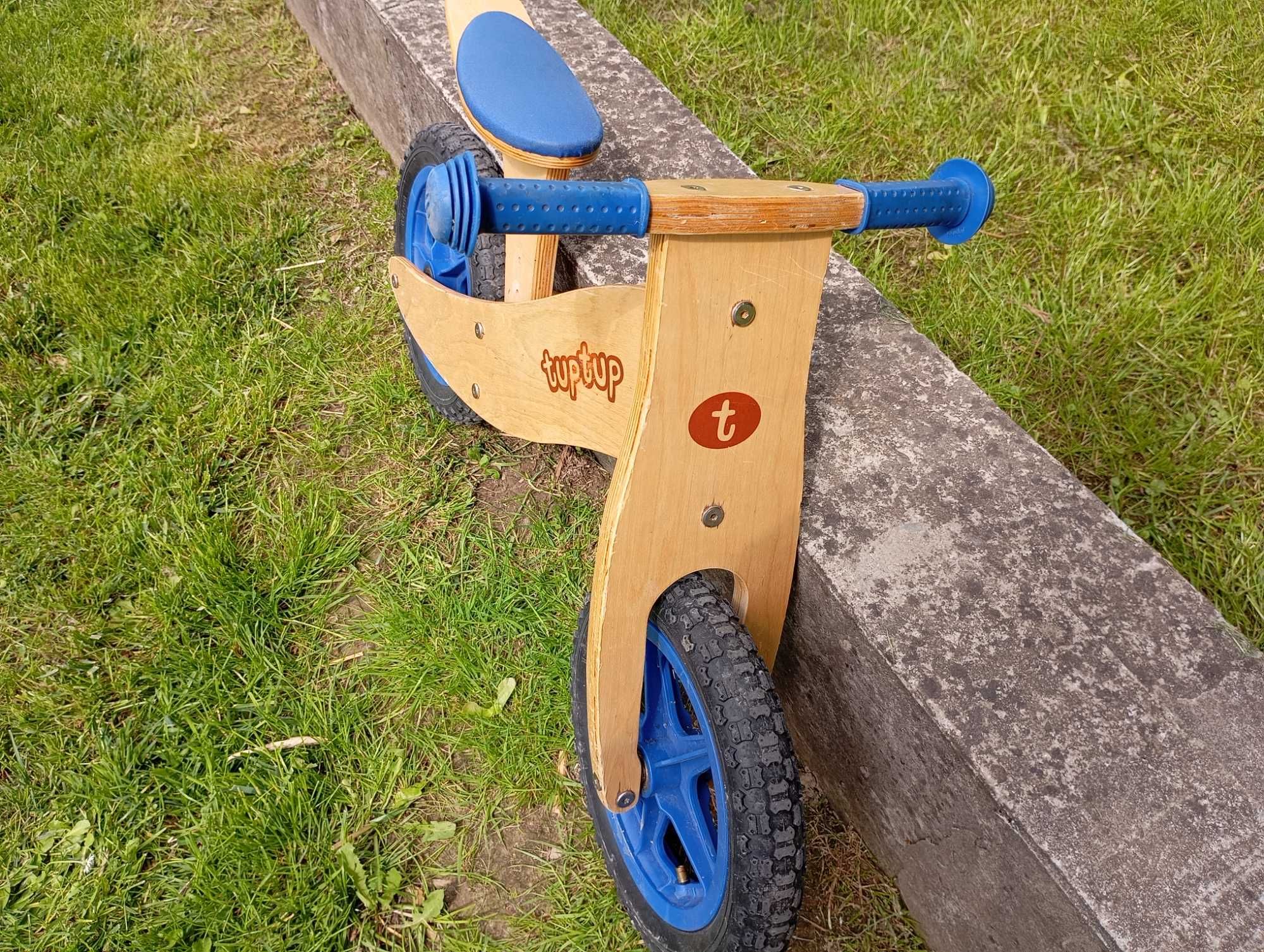 Rowerek biegowy drewniany