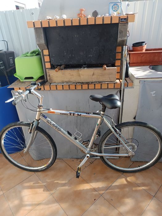 Dias bicicletas uma de passeio e outra de  desporto