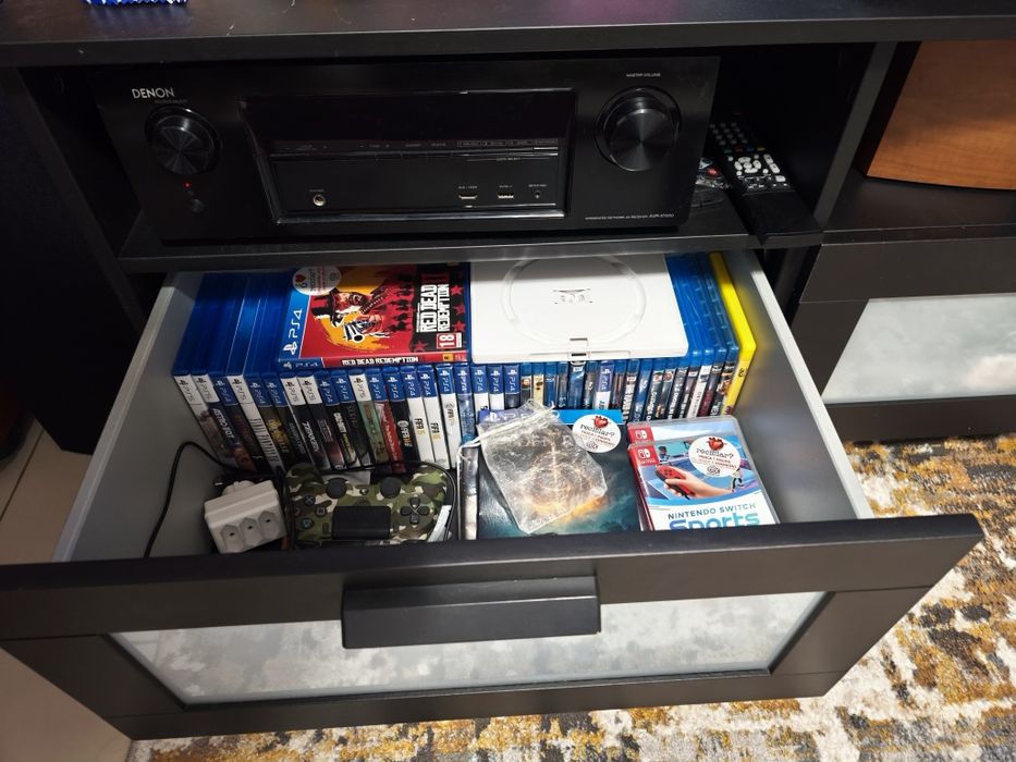 Móvel de TV/Sala preto para despachar