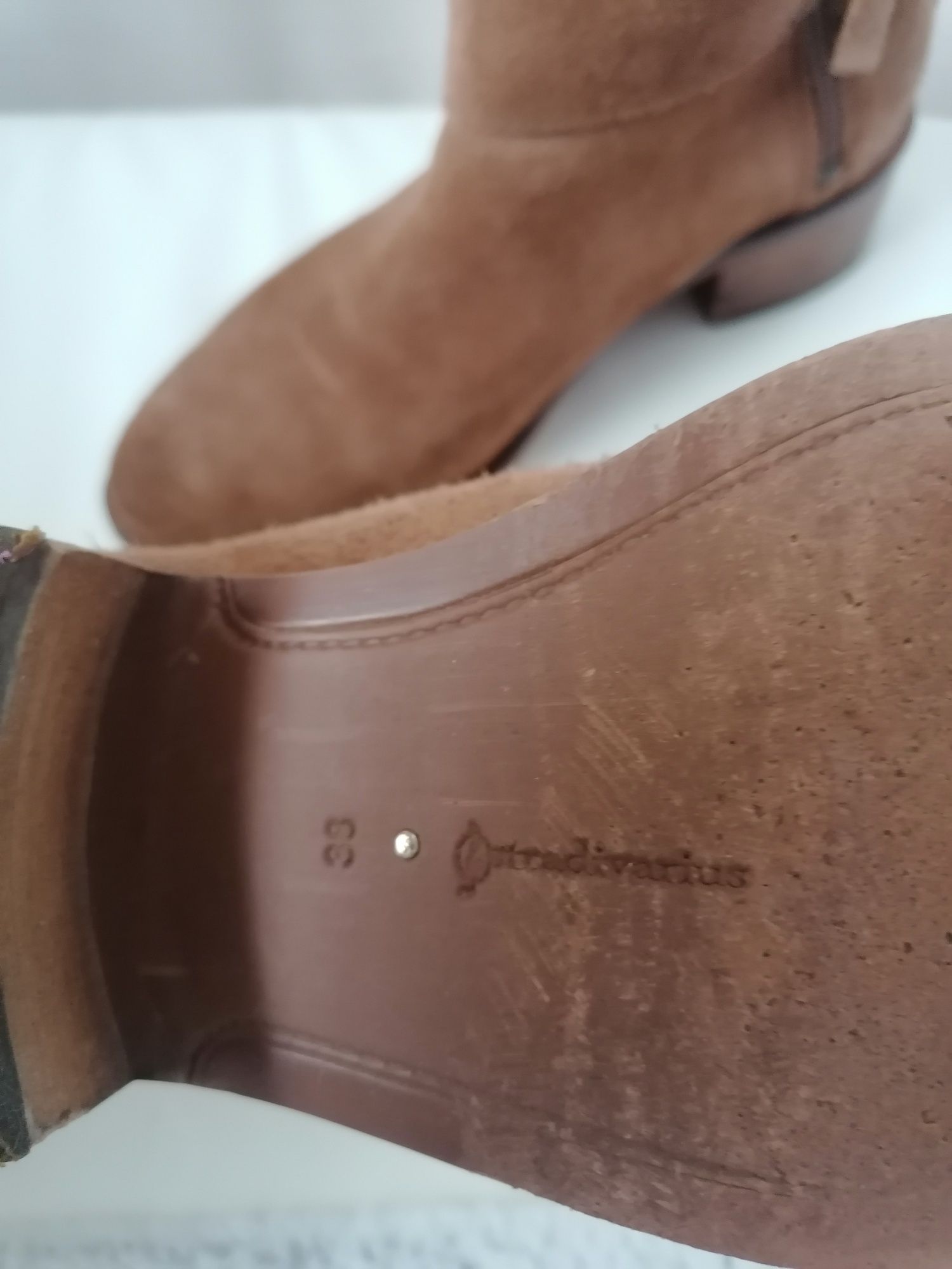 Botki skórzane stradivarius rozm. 38