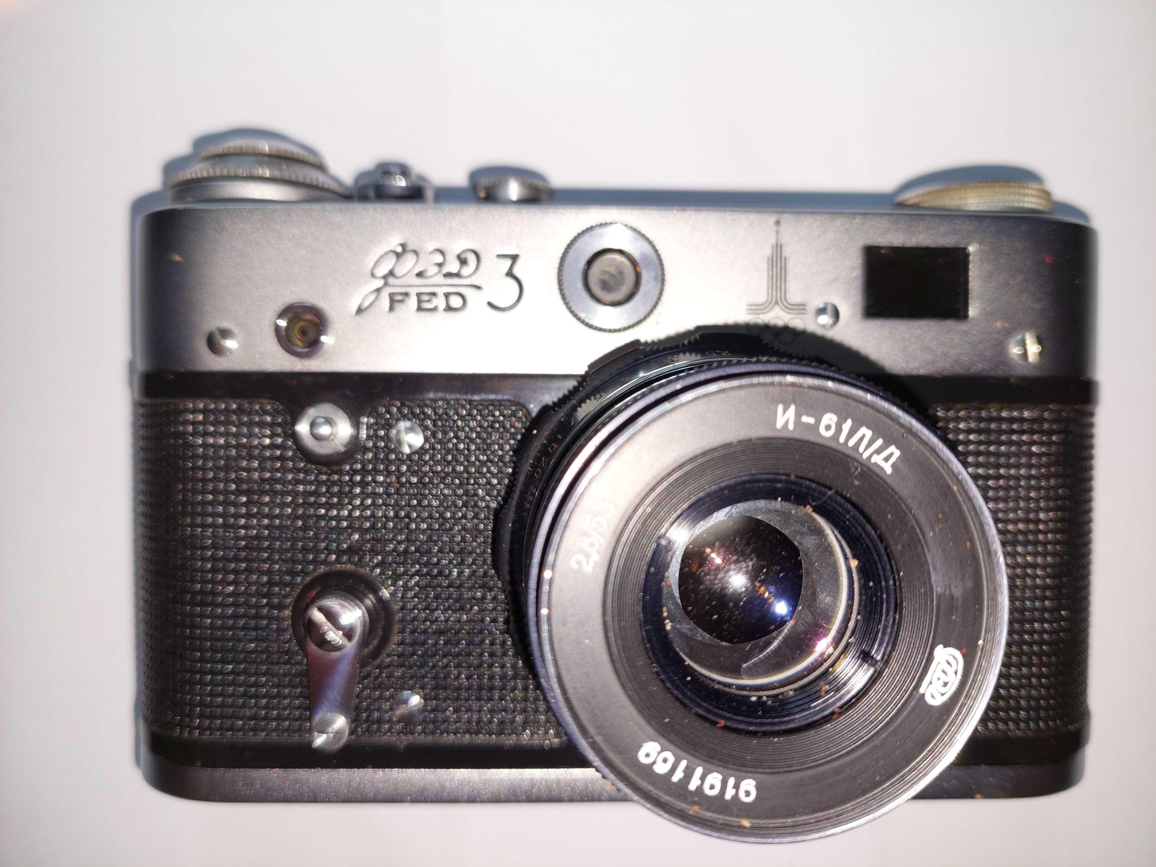 Продам плёночный советский фотоаппарат ФЭД-3 с олимпийской символикой