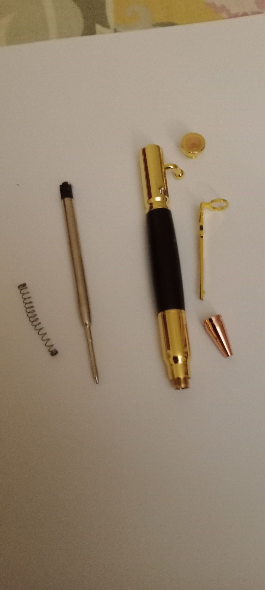 Caneta de coleção com recarga de tinta preta