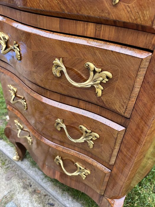 Пнтикварний комод вітрина шафа секретер дерево мармур