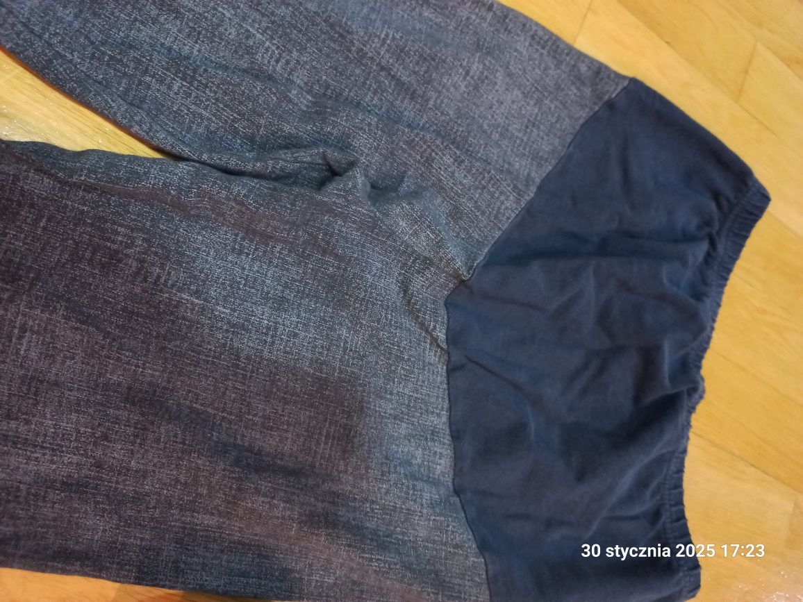 2x Getry legginsy ciążowe r. 36/38