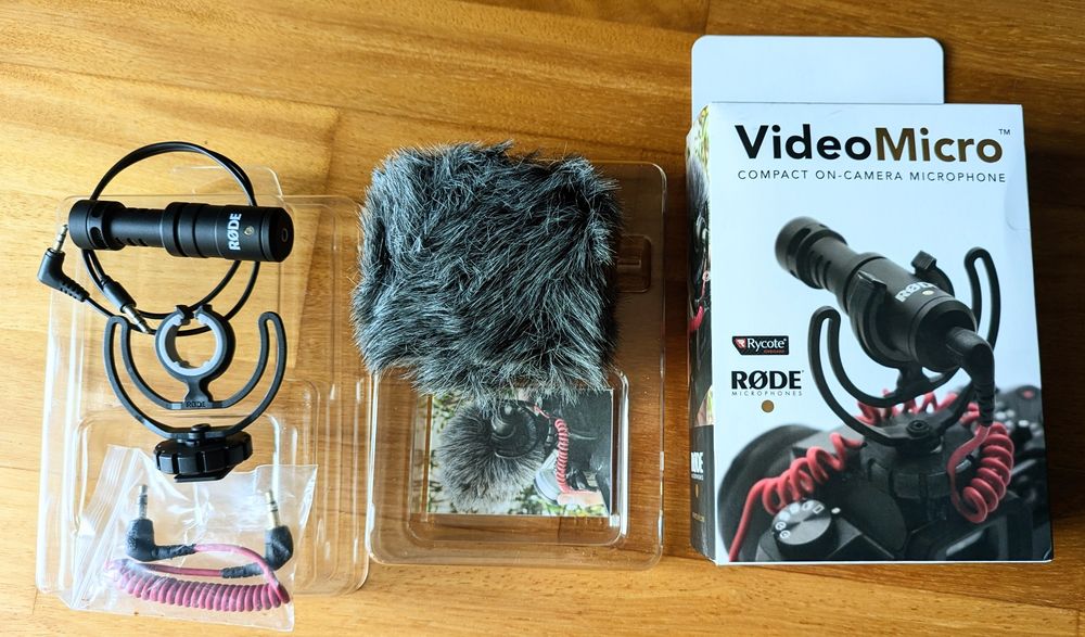 RODE Video Micro profesjonalny mikrofon, osłona w zestawie. Nowy.!