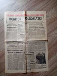 Monitor dolnośląski gazeta stan wojenny 21 grudzień 1981