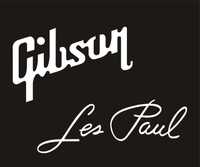 Gibson Les Paul naklejki gitara gryf