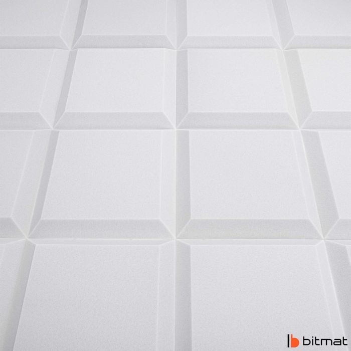 Zestaw paneli akustycznych Bitmat na ścianę 16szt jasnoszare komplet