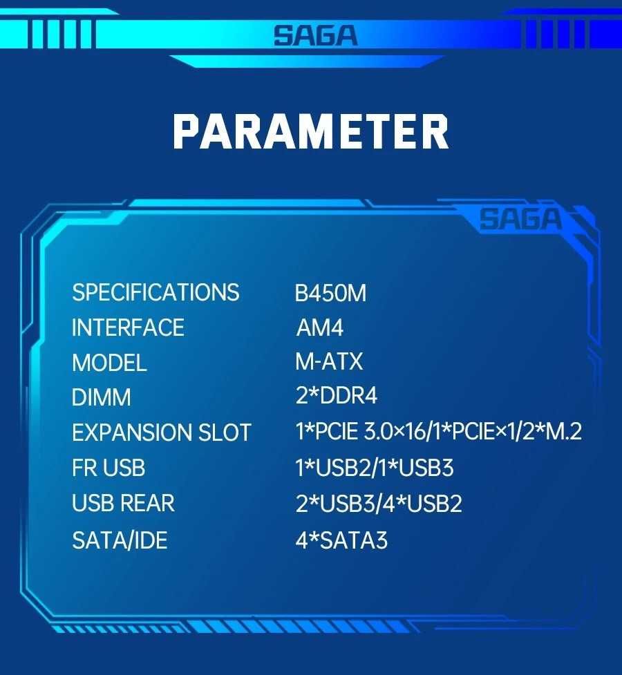 Soyo B450M D4-KN M-ATX Socket AM4