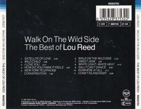 Walk On The Wild Side - The Best Of Lou Reed - CD