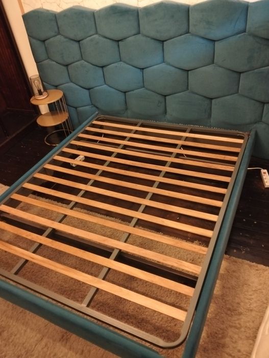 cama casal com estrado e colchão