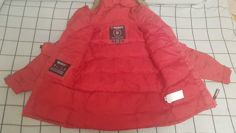 Ciepła kurtka zimowa chłopięca Geographical NORWAY EU 12Y