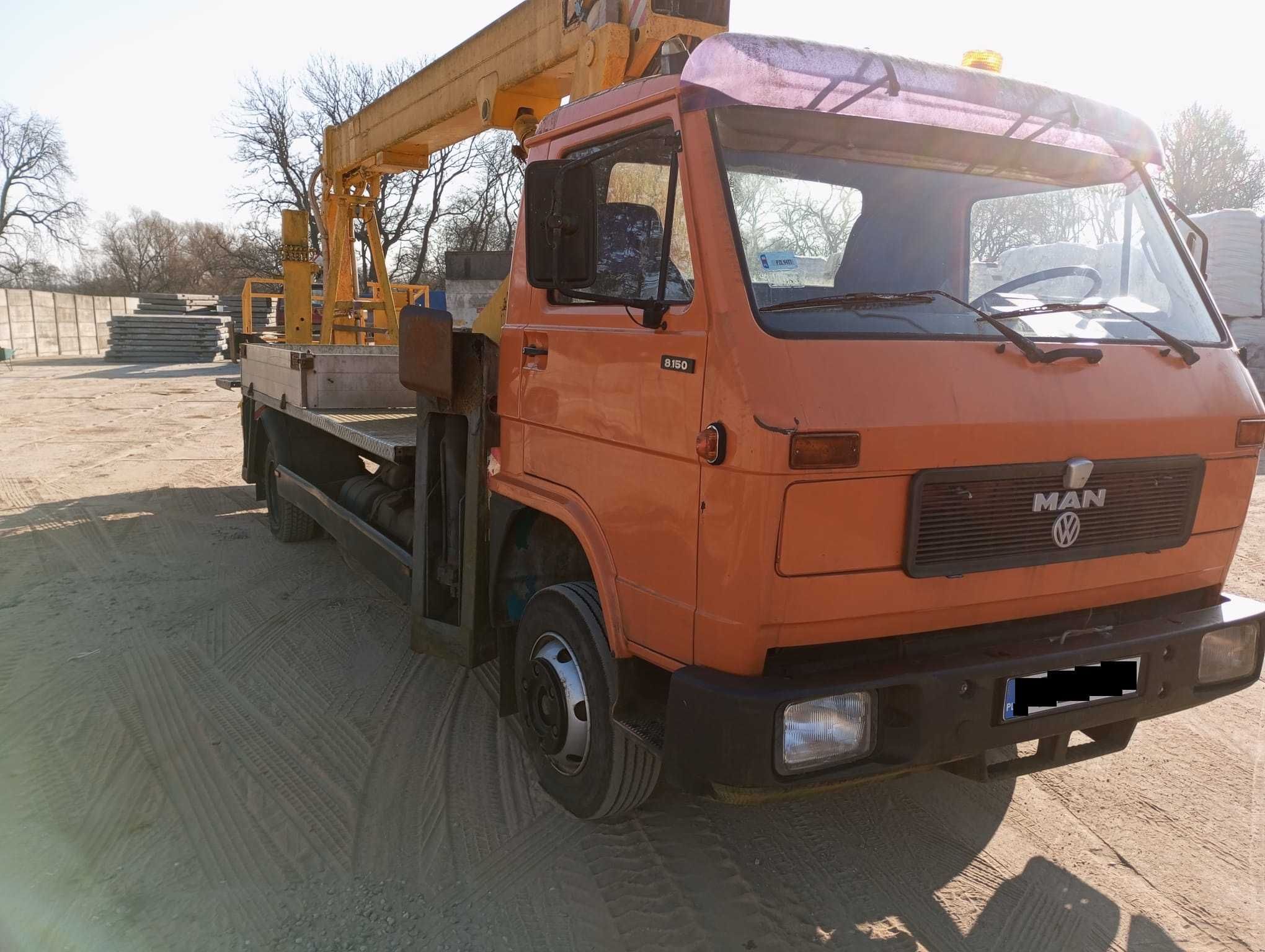 Podnośnik koszowy WUMAG WT 200 MAN 8.150 6 cylindrów zwyżka 20m