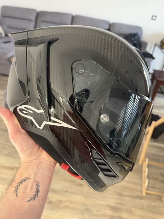 kask alpinestars supertech r10 solid Carbon rozmiar M