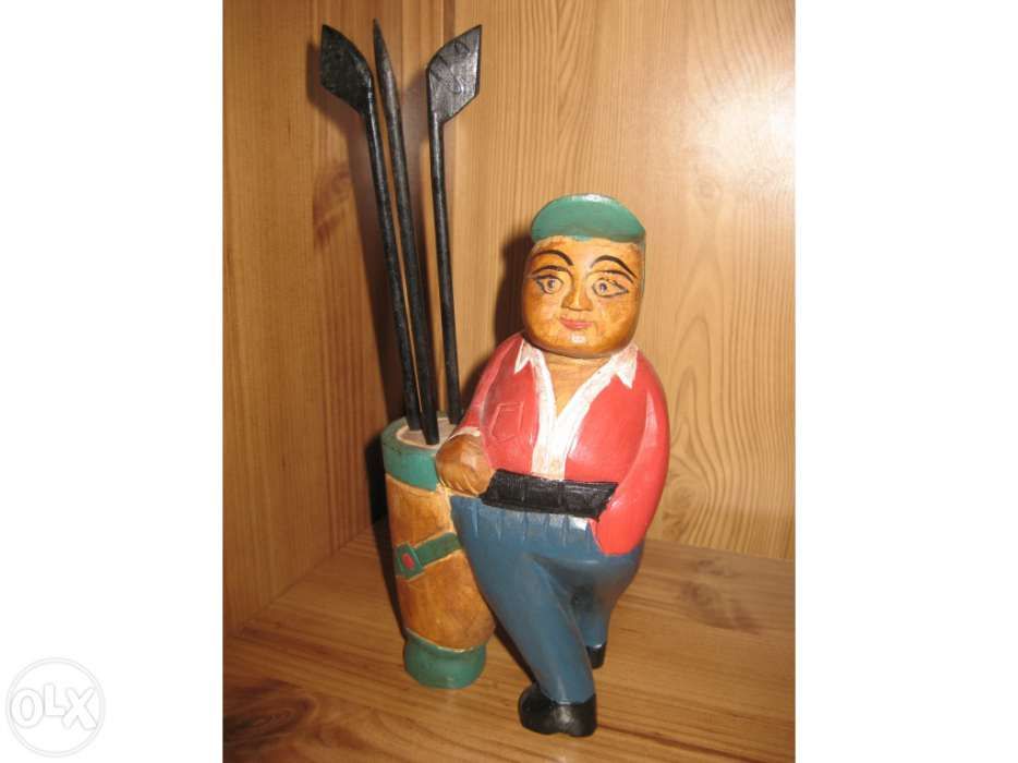 Boneco madeira " golfe"