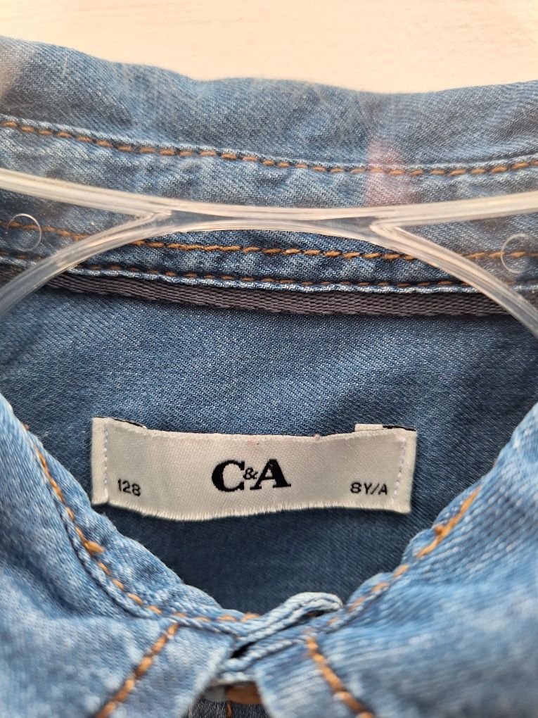 Koszula jeans c&a r.128