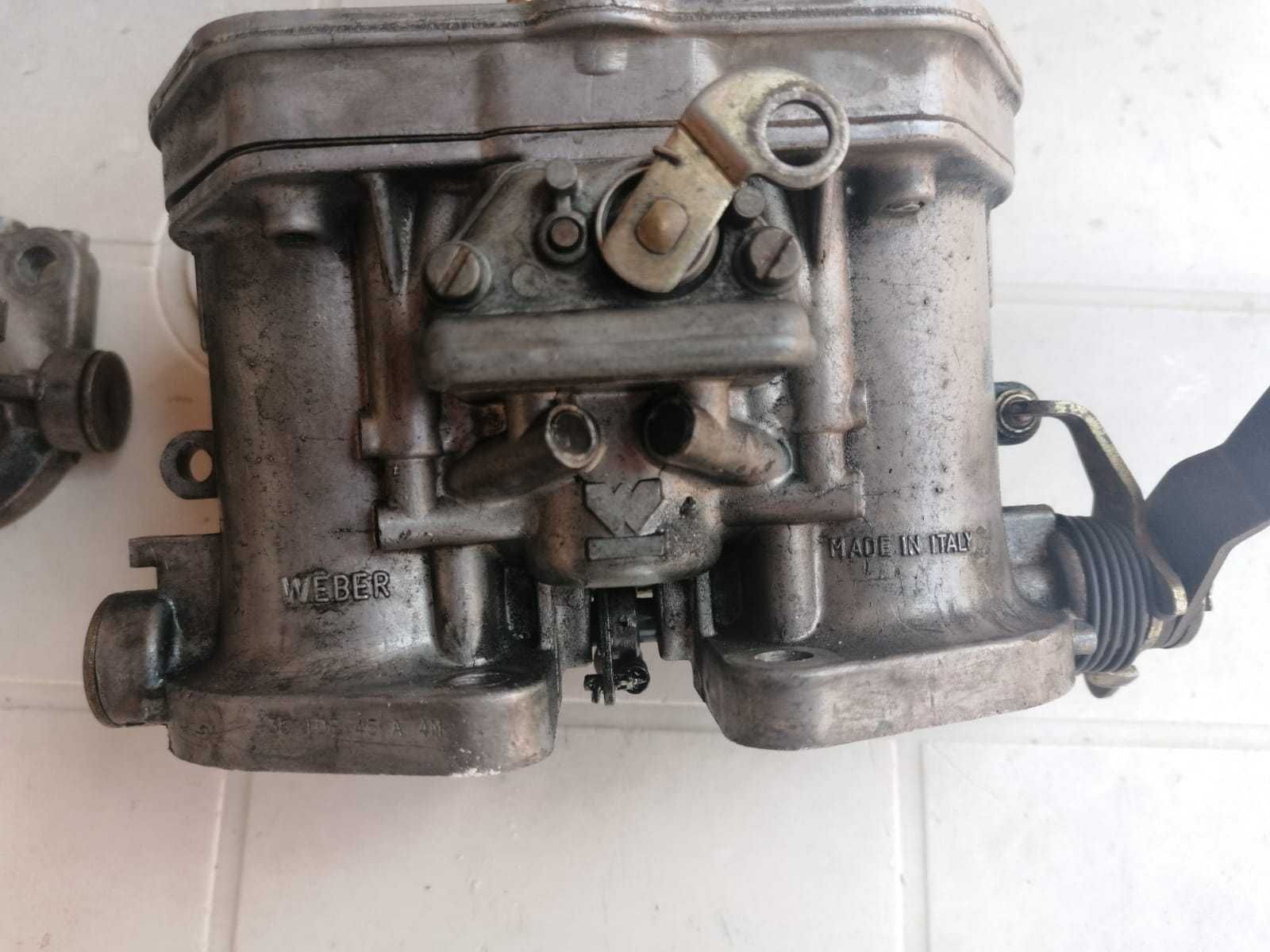 Carburadores Weber IDF 36 + cornetas + filtros de ar